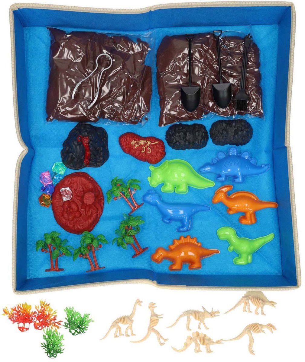 Albatros fishing play sand dino world with play mat
