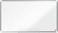 Nobo premium plus widescreen magnetic whiteboard enamel - with pen tray - including whiteboard marker - 890x500mm