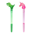 Pop it ballpoint pen figure with glitter
