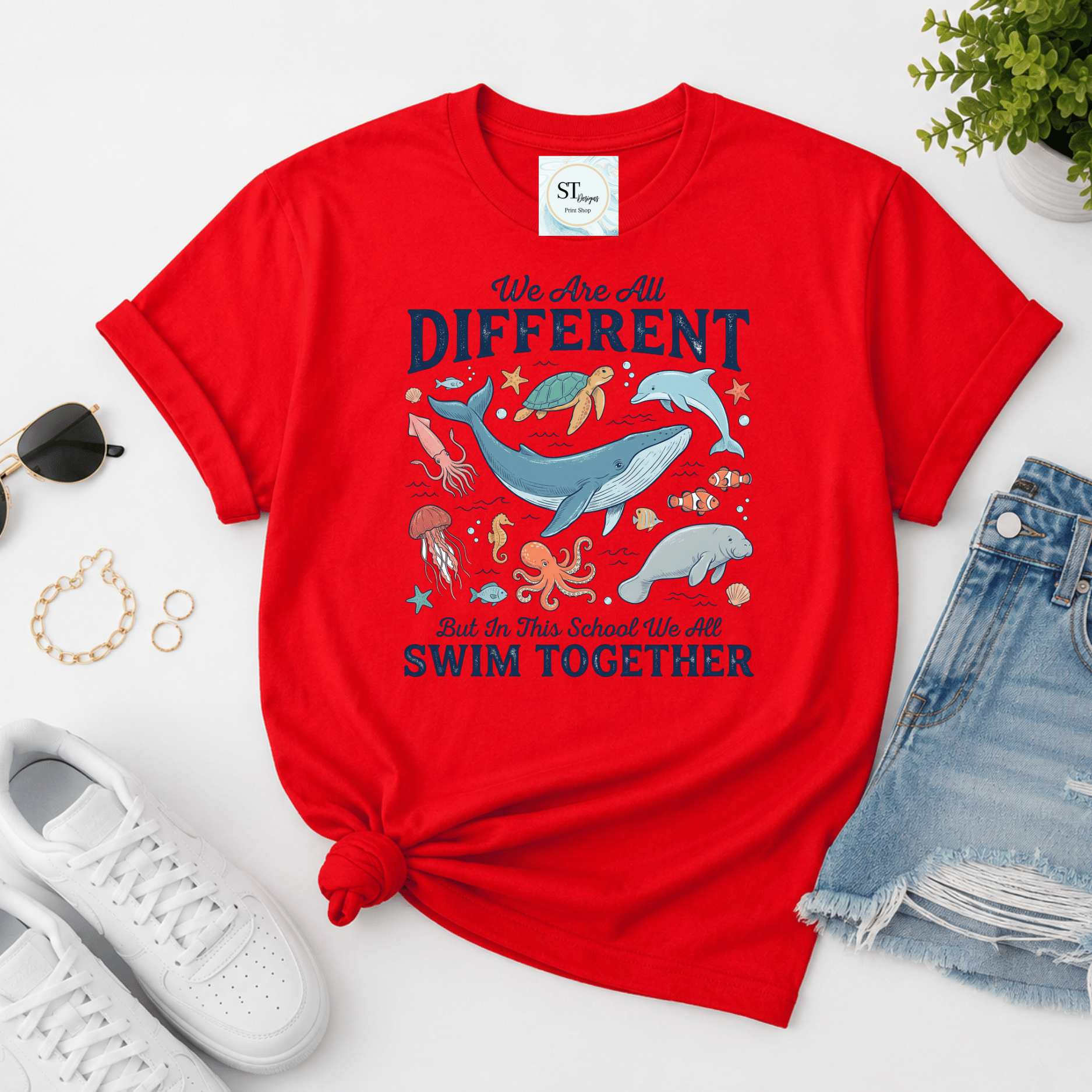 Swim Together In This School