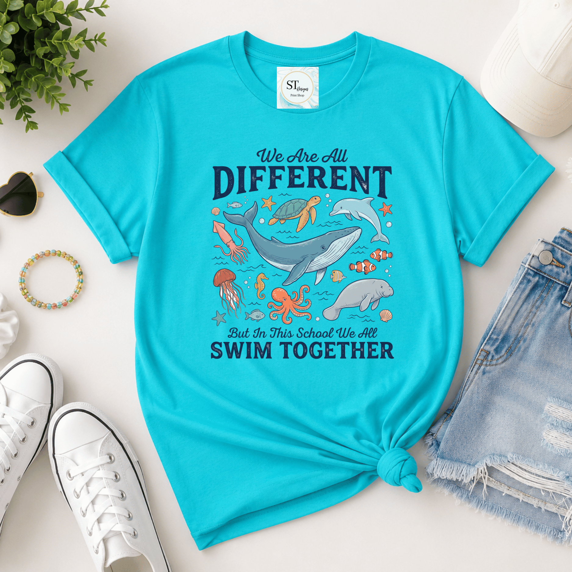 Swim Together In This School