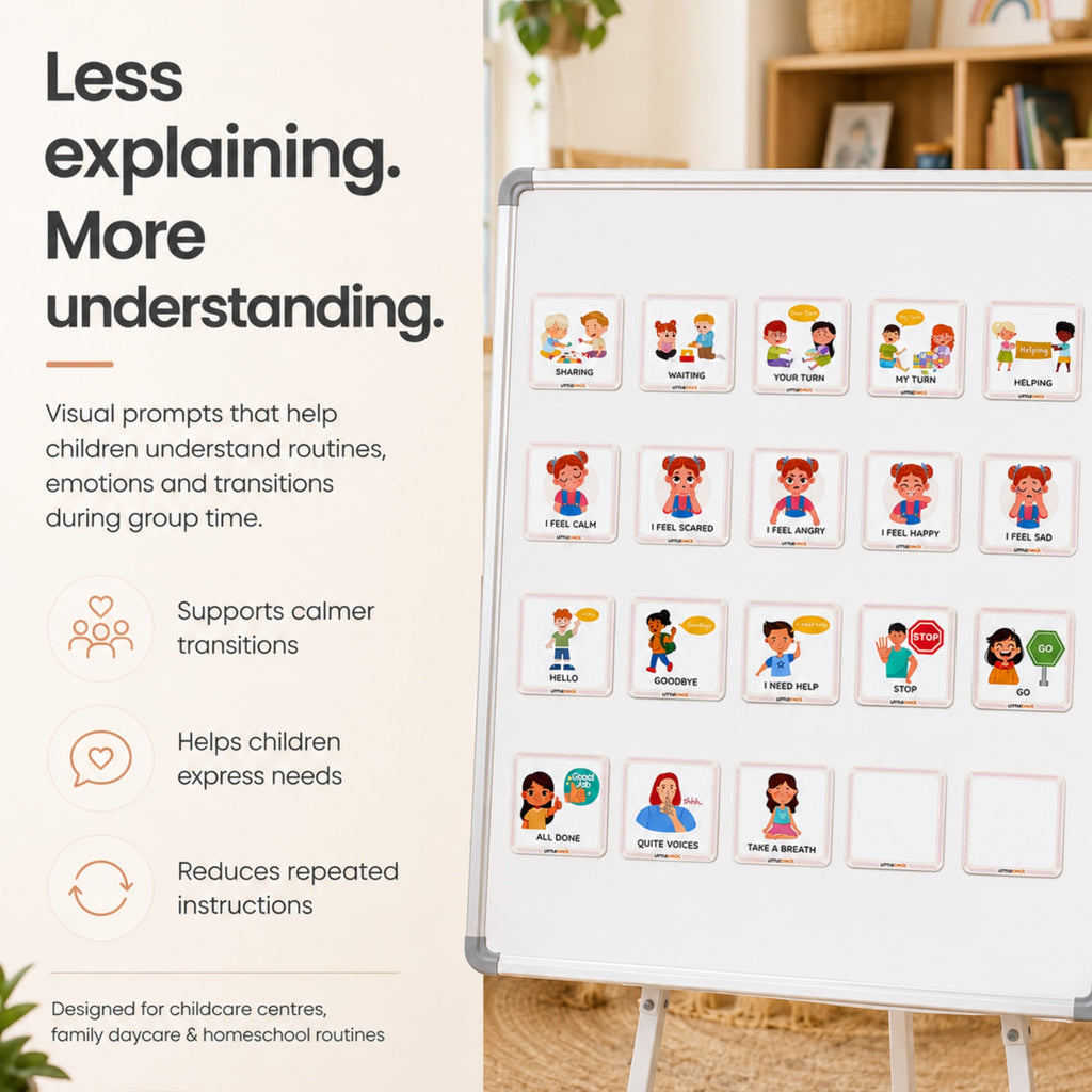 Visual Social & Emotional Magnets for Kindy