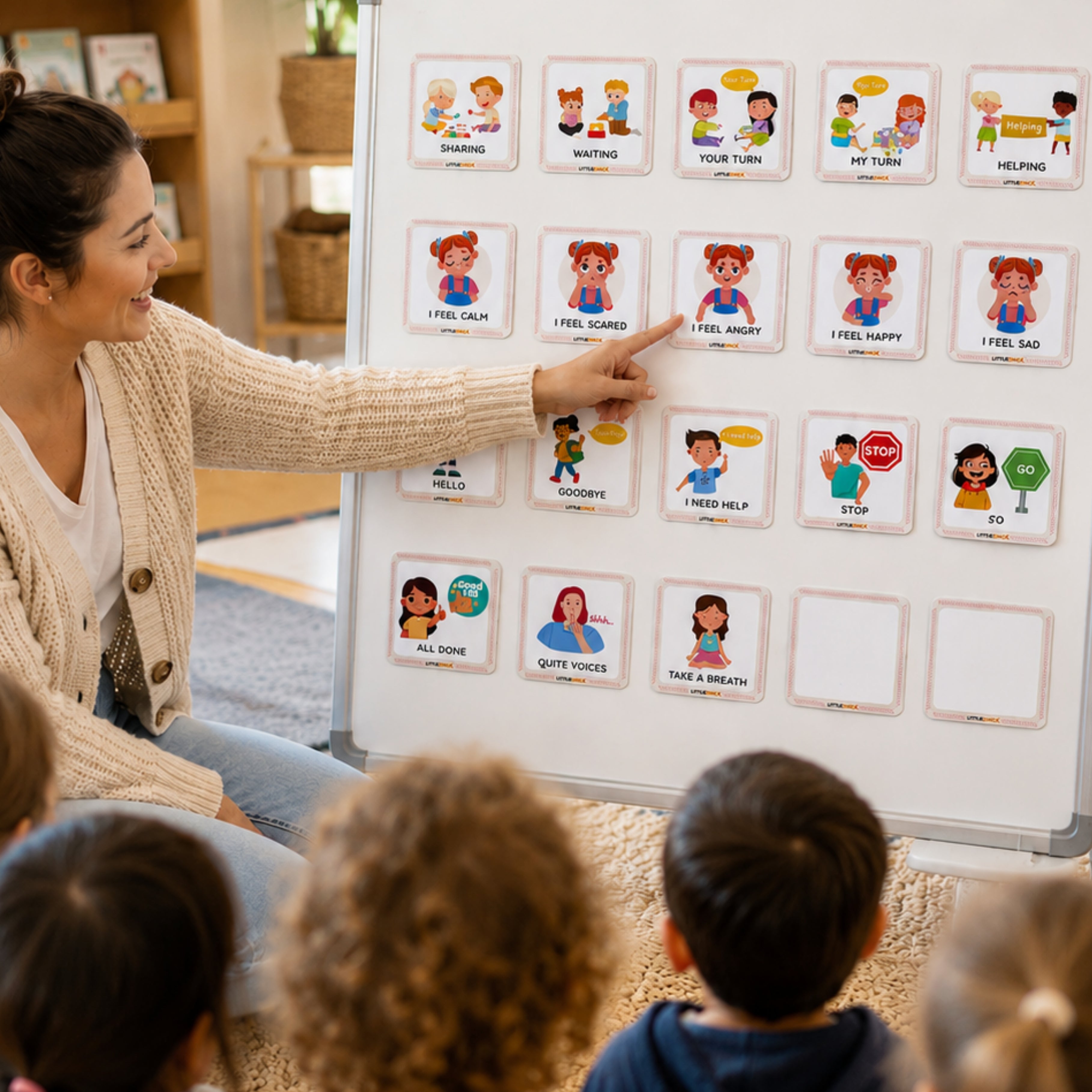 Visual Social & Emotional Magnets for Kindy