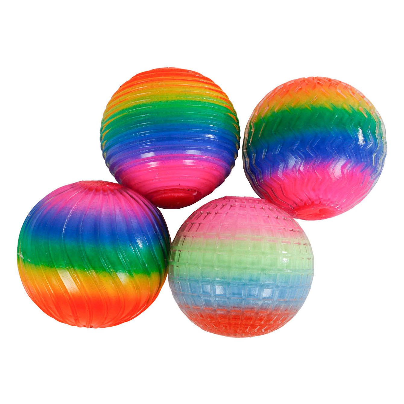 Fidget rainbow stress ball, 7cm