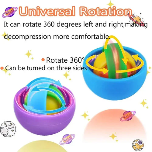 3D Rotation Fidget Gyro Spinner Toy
