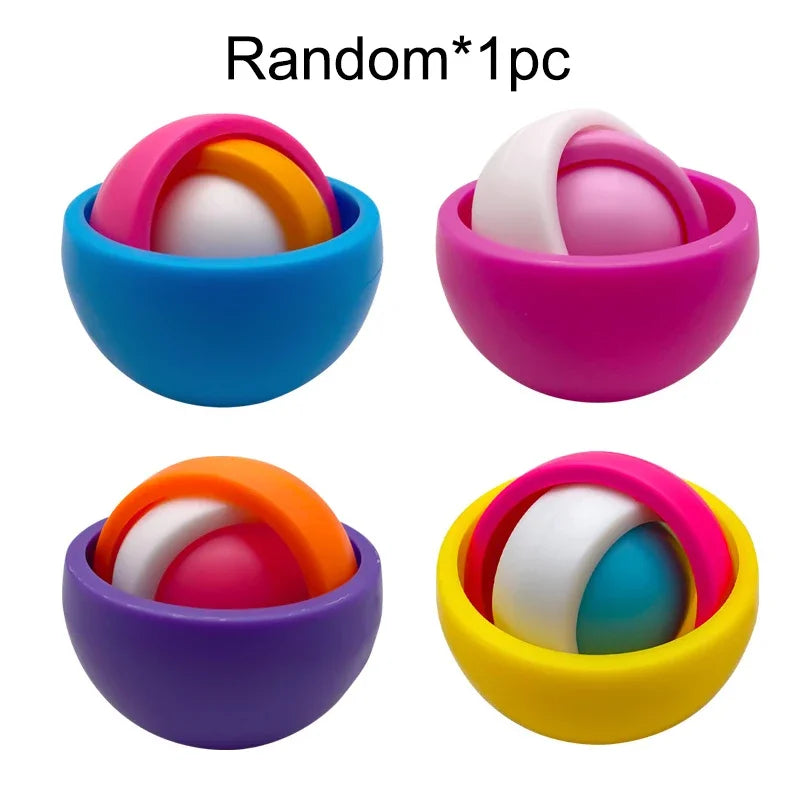 3D Rotation Fidget Gyro Spinner Toy