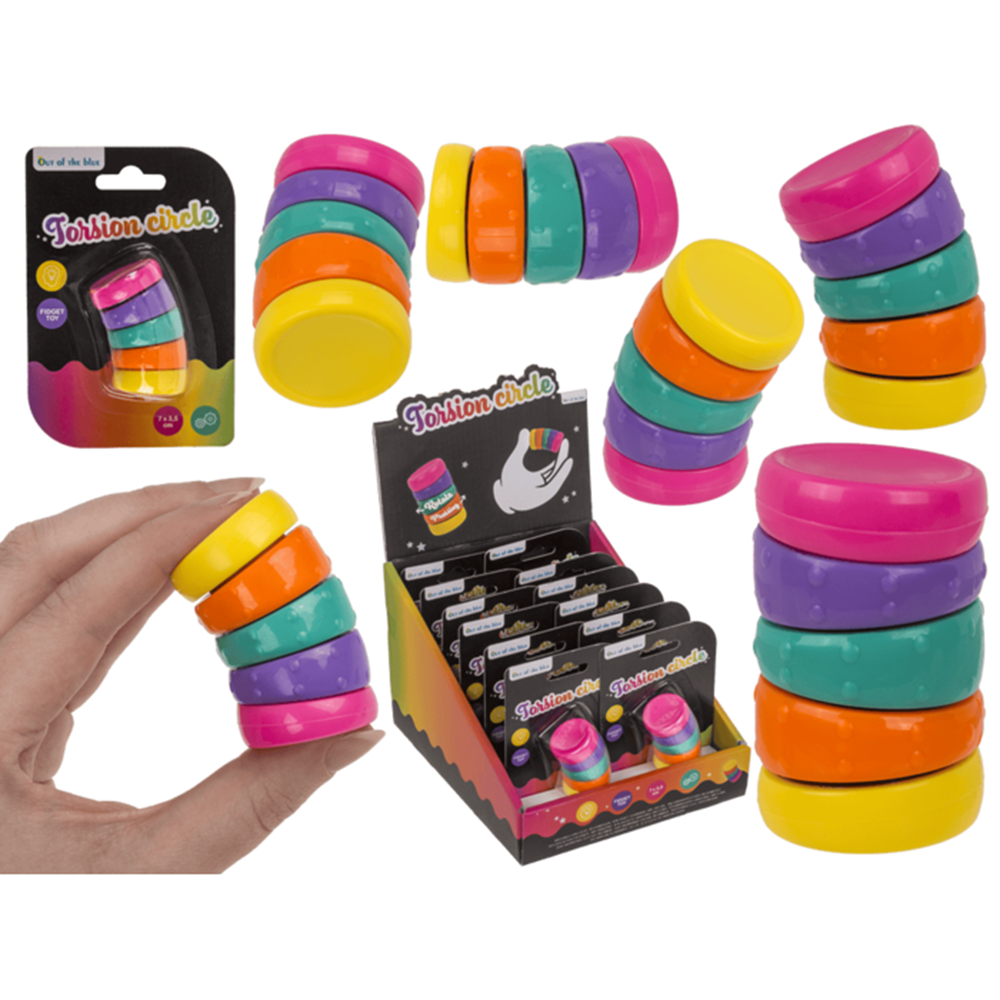 Dsp spinning toy, rainbow. 3.5x7