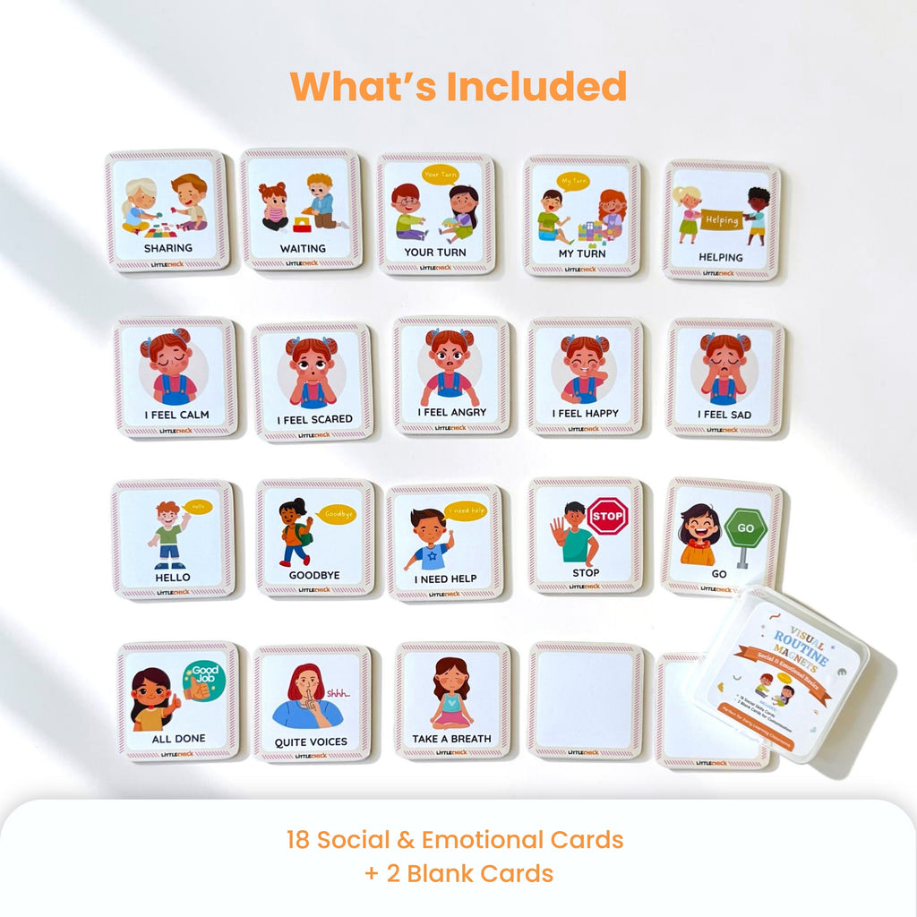 Visual Social & Emotional Magnets for Kindy