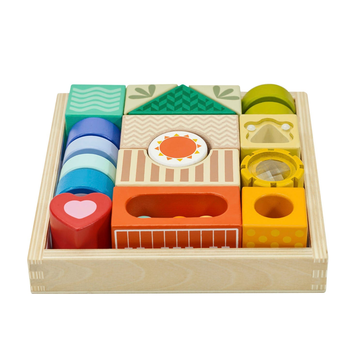 Classic World Wooden Sensory Blocks
