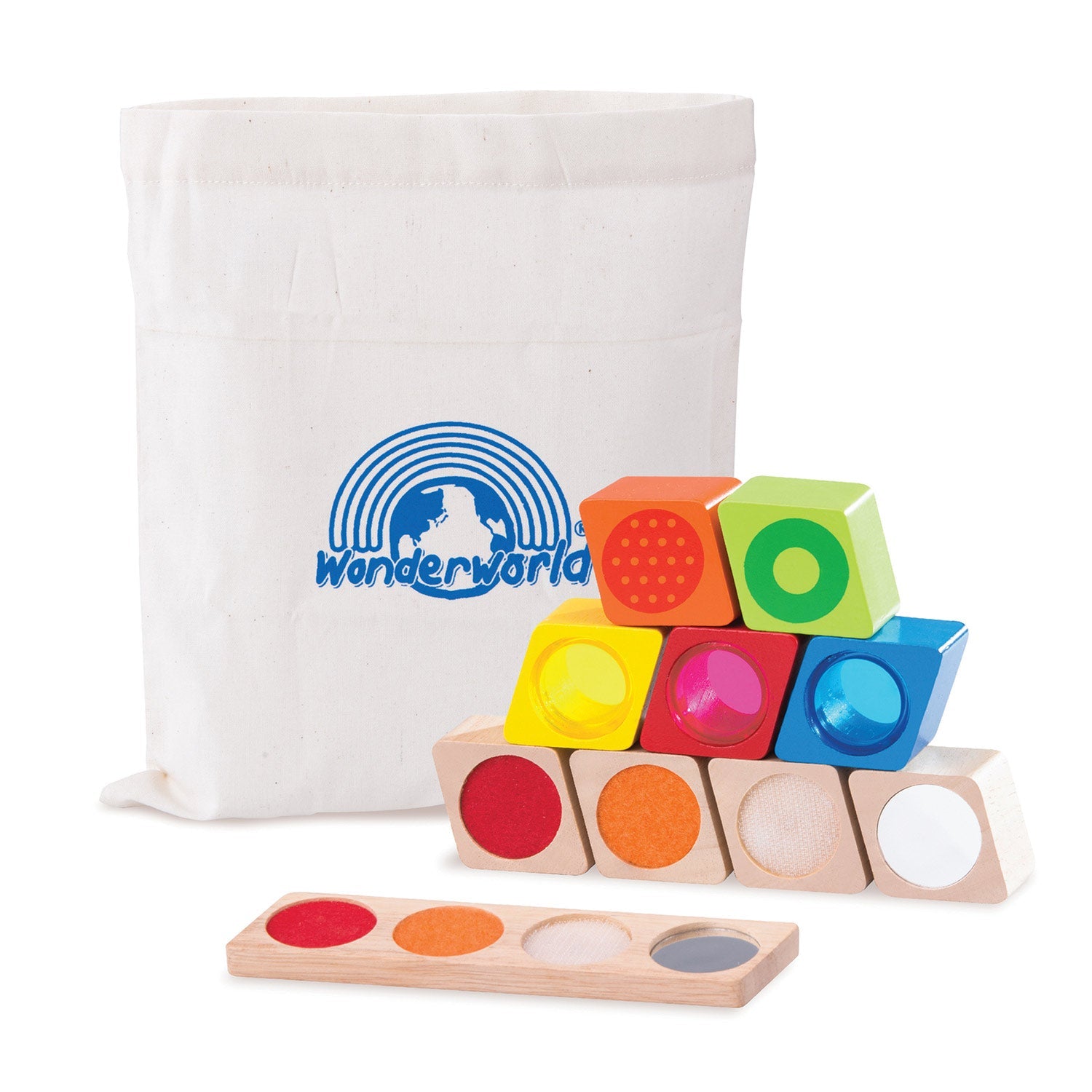 Wonderworld wooden sensory blocks