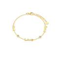 Linked by Love – Name Bracelet with Emotional Spark