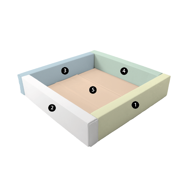 Soft Play Square Ball Pit - Ball Play Heaven