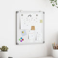 Vidaxx whiteboard magnetic 40x40x1.7 cm aluminum
