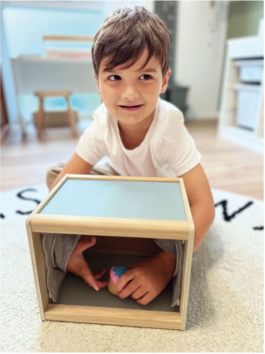 Small foot - wooden sensory box sensory