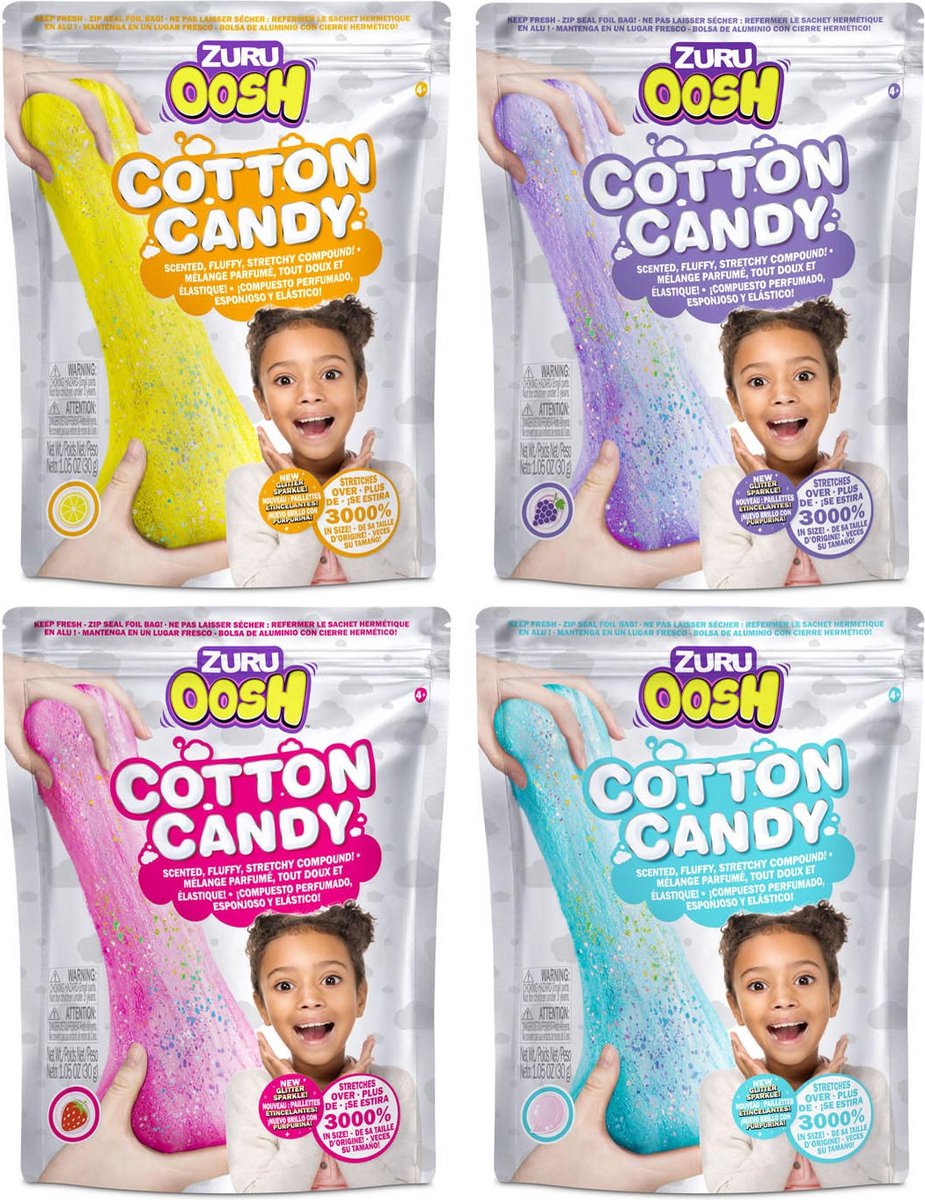 Zuru sensory toys oosh cotton candy cotton candy multicolor 30g.