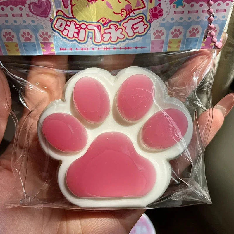 Cat Paw Mochi Squishy Fidget Toy Plush