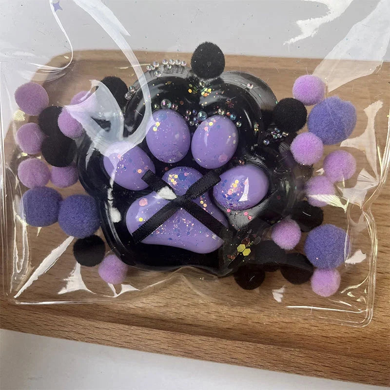 Cat Paw Mochi Squishy Fidget Toy Plush