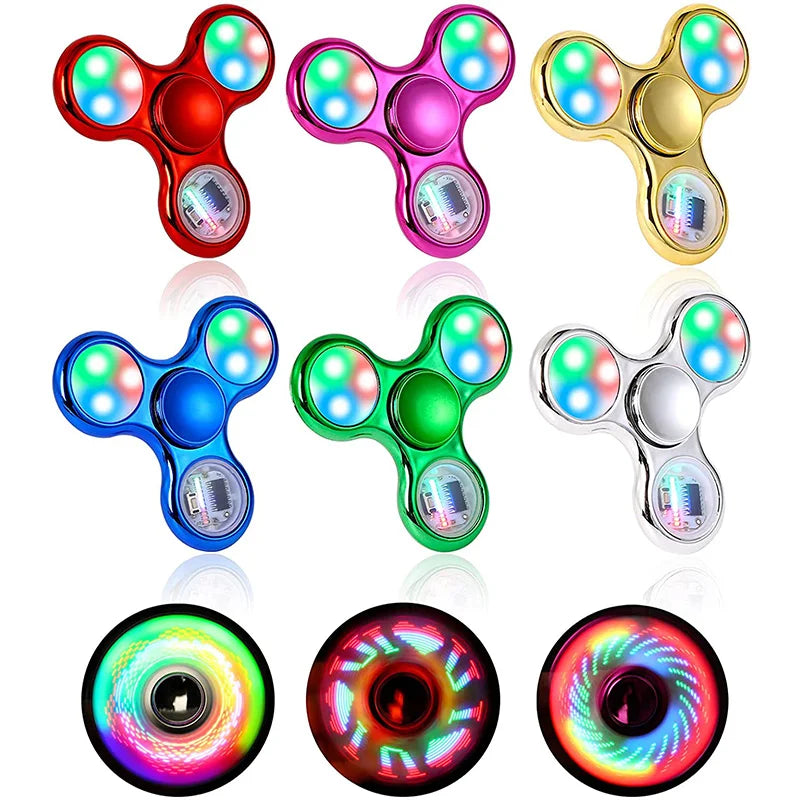 Creative Luminous LED Light Fidget Spinner