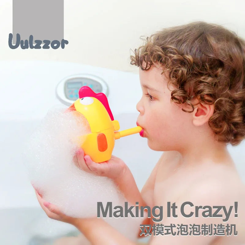 Hot Selling Toys Mouth Blowing Water Play Outdoor Bubble Making Machine