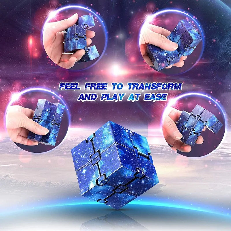 Infinity Cube Fidget Toy for Stress Relief