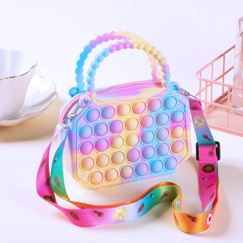 Pop Purse Silicone Sensory Push Bubble Bag