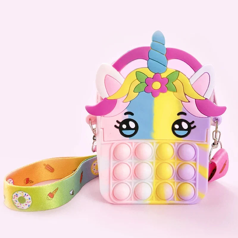 Pop Purse Silicone Sensory Push Bubble Bag