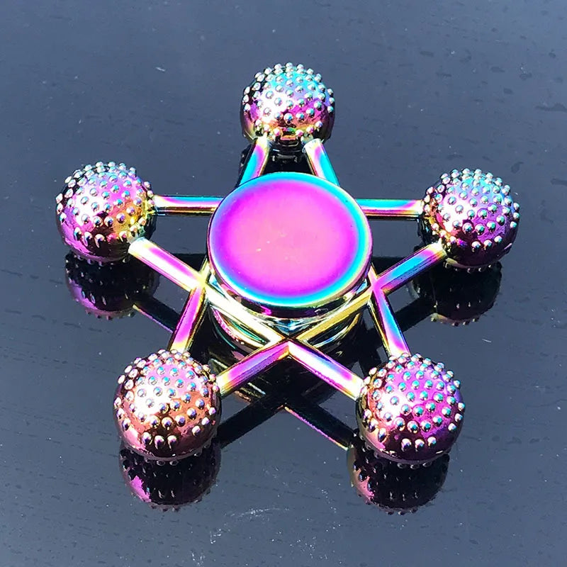 Rainbow Fidget Metal Spinner High Speed Stress Relief