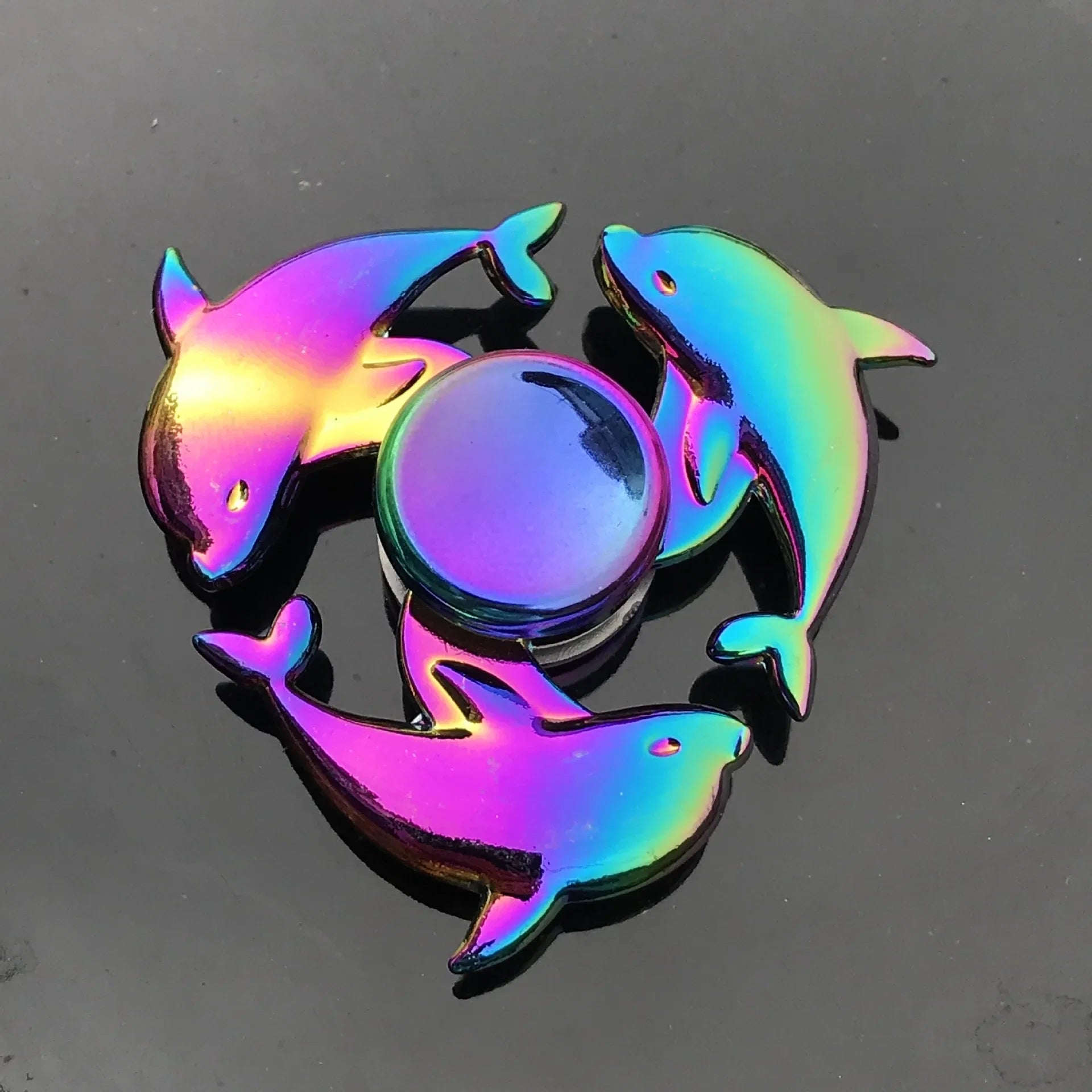 Rainbow Fidget Metal Spinner High Speed Stress Relief