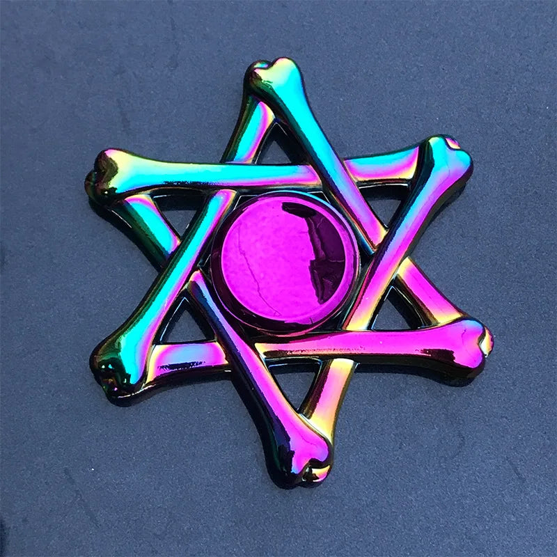 Rainbow Fidget Metal Spinner High Speed Stress Relief