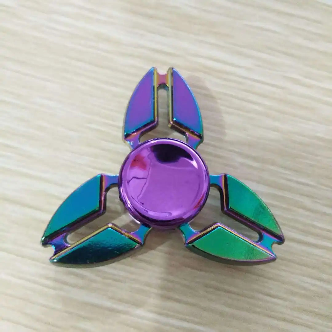 Rainbow Fidget Metal Spinner High Speed Stress Relief