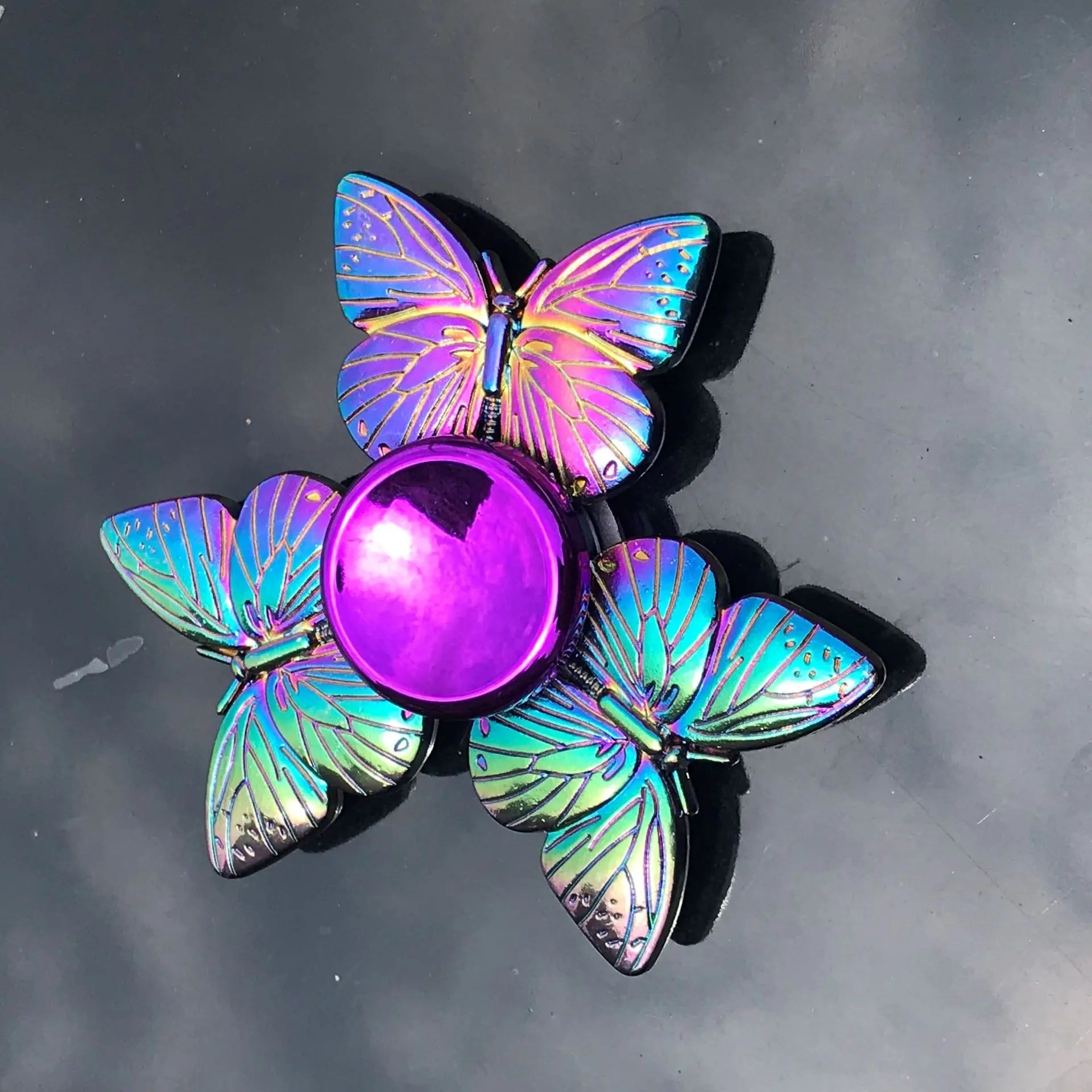 Rainbow Fidget Metal Spinner High Speed Stress Relief