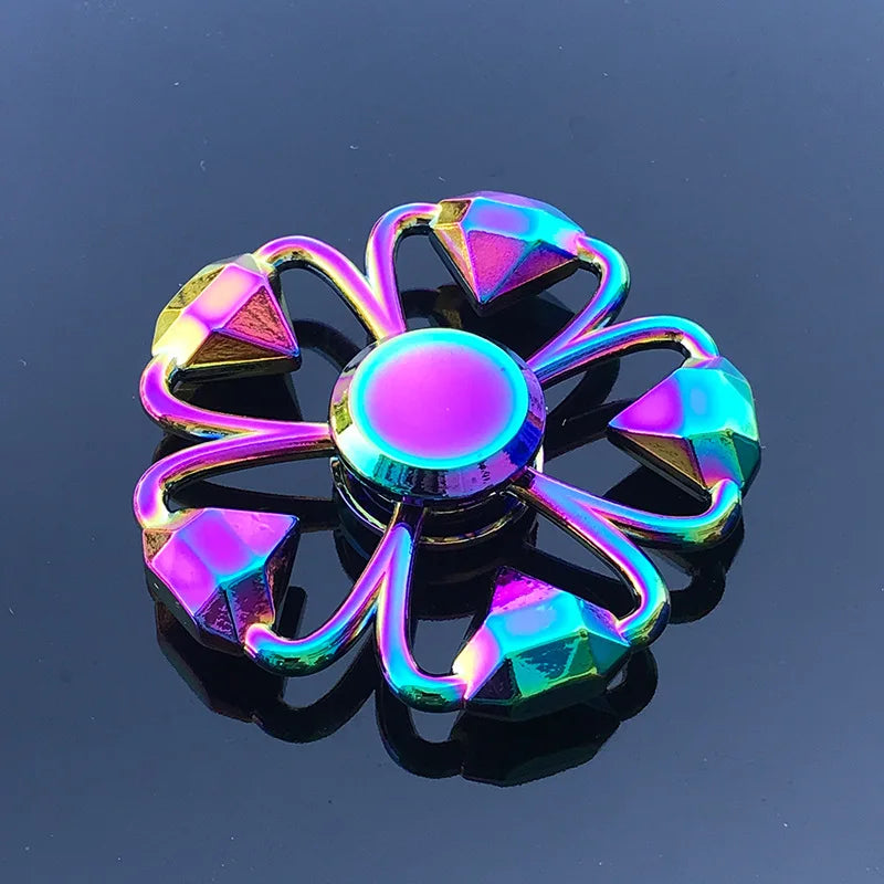 Rainbow Fidget Metal Spinner High Speed Stress Relief
