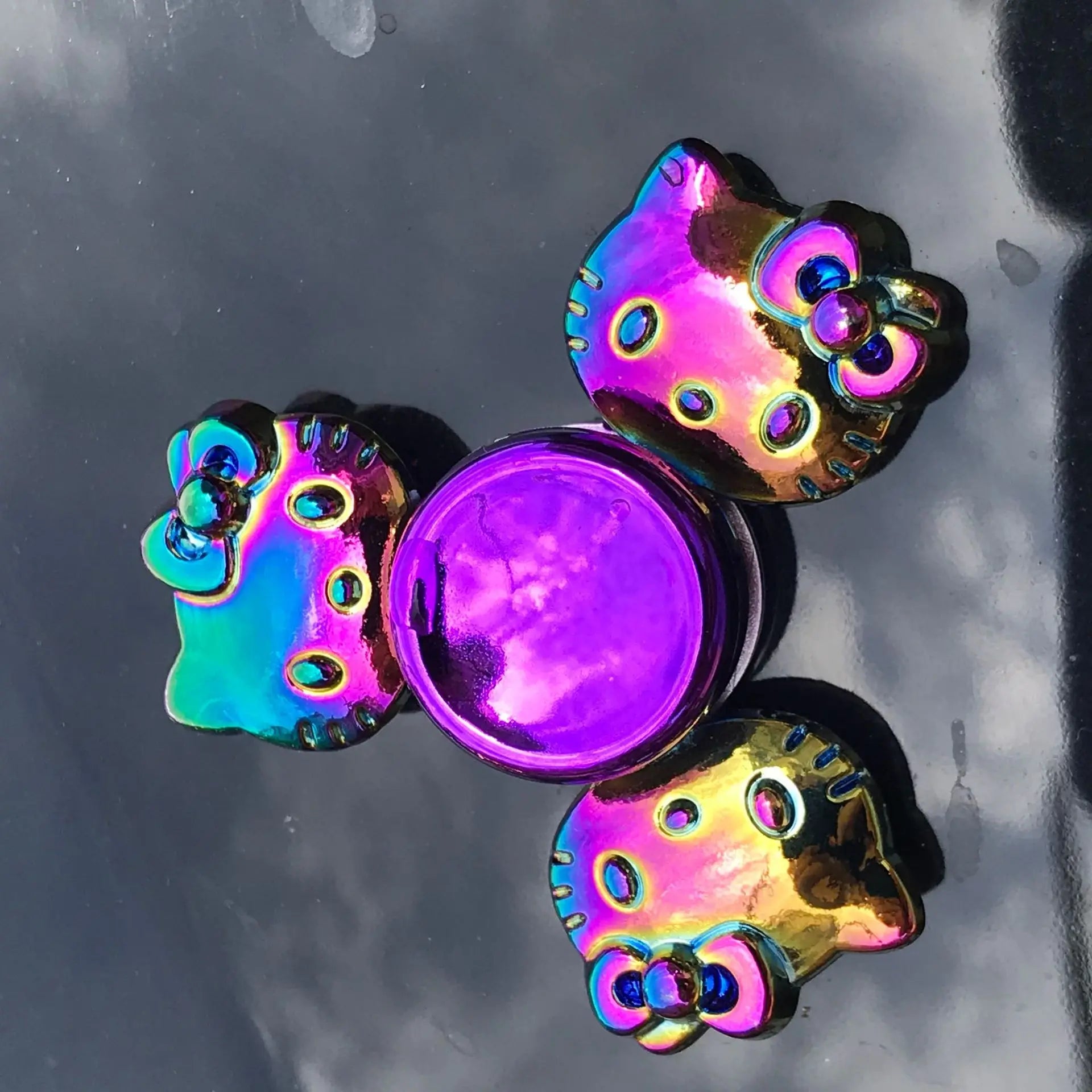 Rainbow Fidget Metal Spinner High Speed Stress Relief