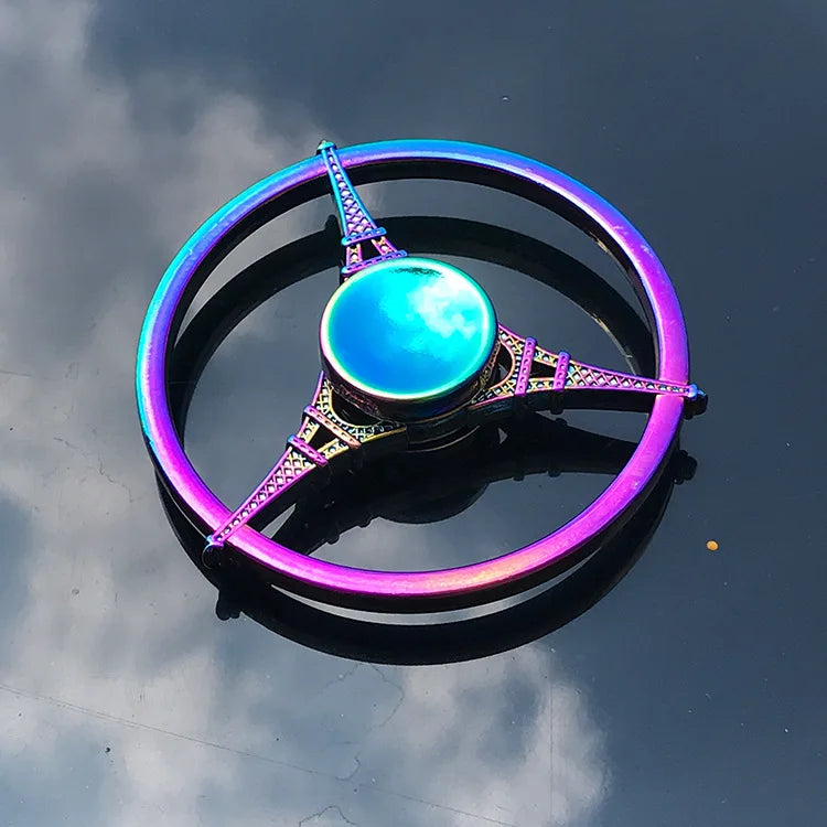 Rainbow Fidget Metal Spinner High Speed Stress Relief