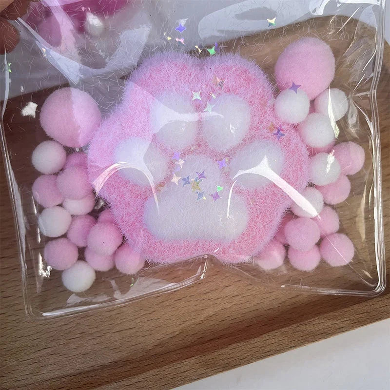 Cat Paw Mochi Squishy Fidget Toy Plush