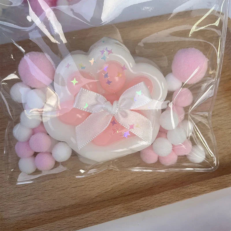 Cat Paw Mochi Squishy Fidget Toy Plush