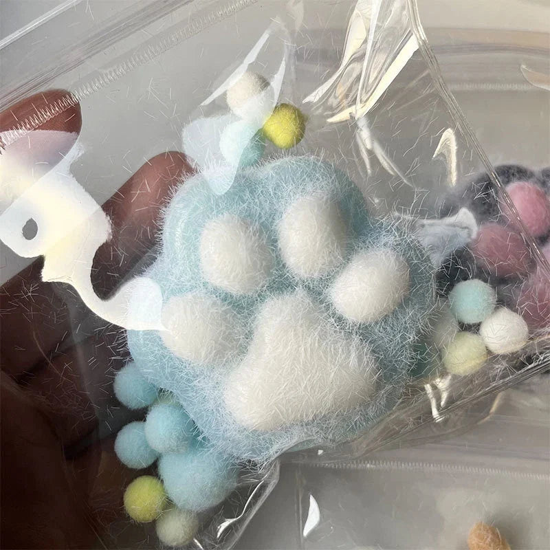 Cat Paw Mochi Squishy Fidget Toy Plush