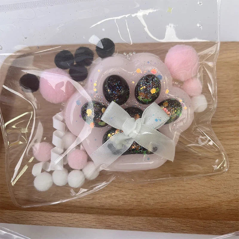Cat Paw Mochi Squishy Fidget Toy Plush