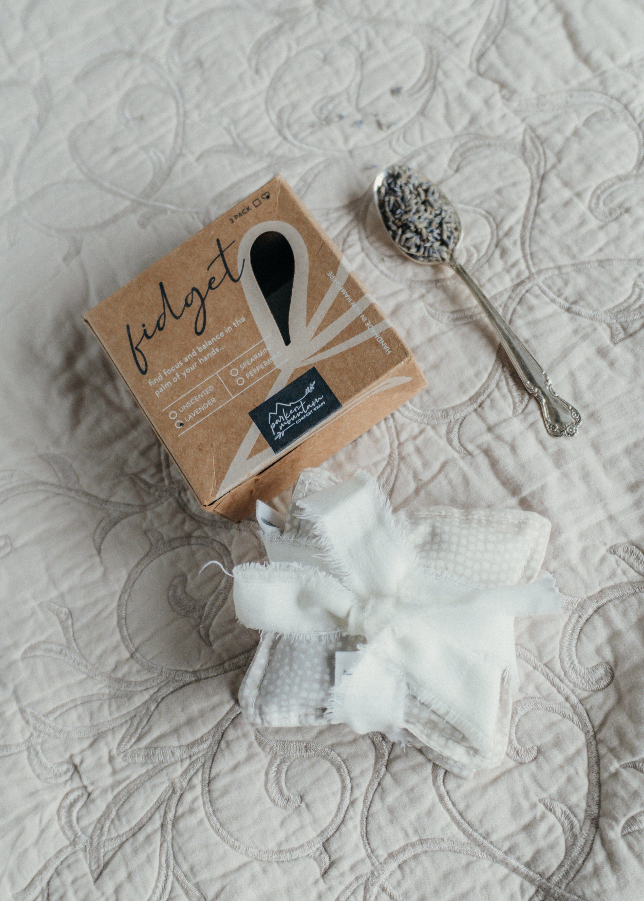 Weighted Sensory Fidgets (Set of 2) | Calming Cotton Fidgets for Anxiety, ADHD, Stress & Focus